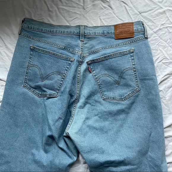 NWOT Levi's Wedgie Skinny Jeans Light Wash 16W Raw Hem - Picture 13 of 13